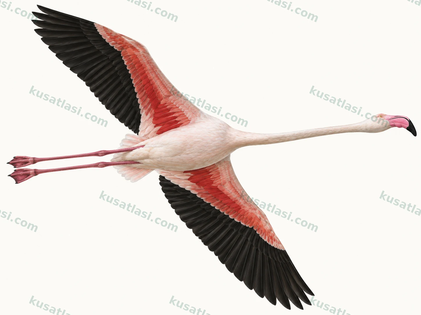 Flamingo — Kanat altı uçuş