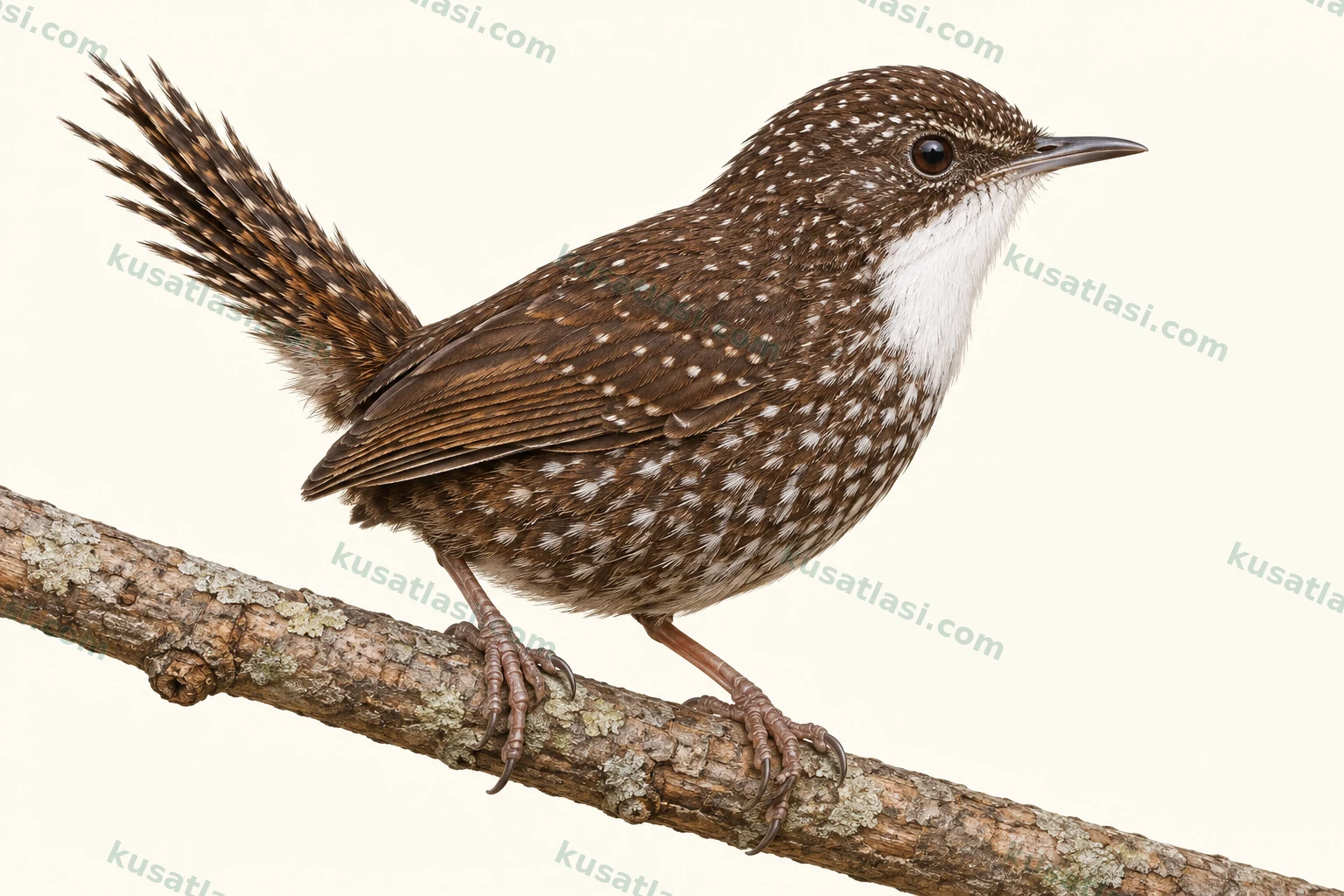 Ak Boğazlı Dalkoşarı — yetişkin erkek tüneme