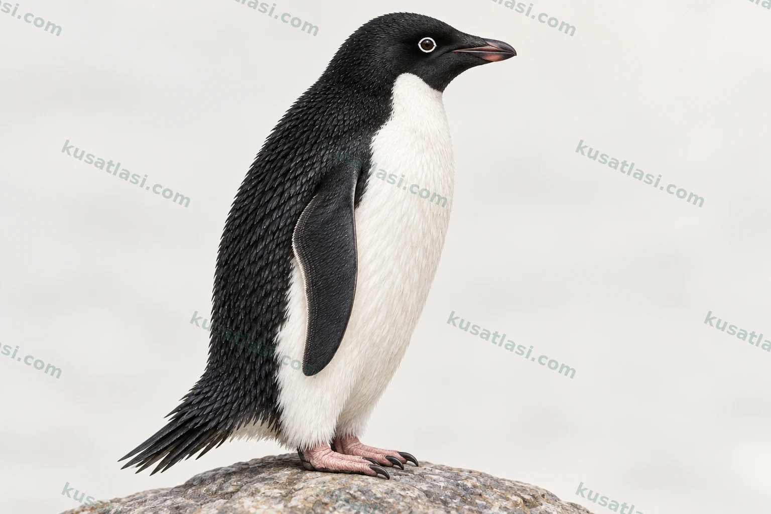 Adeli Pengueni — yetişkin dişi tüneme