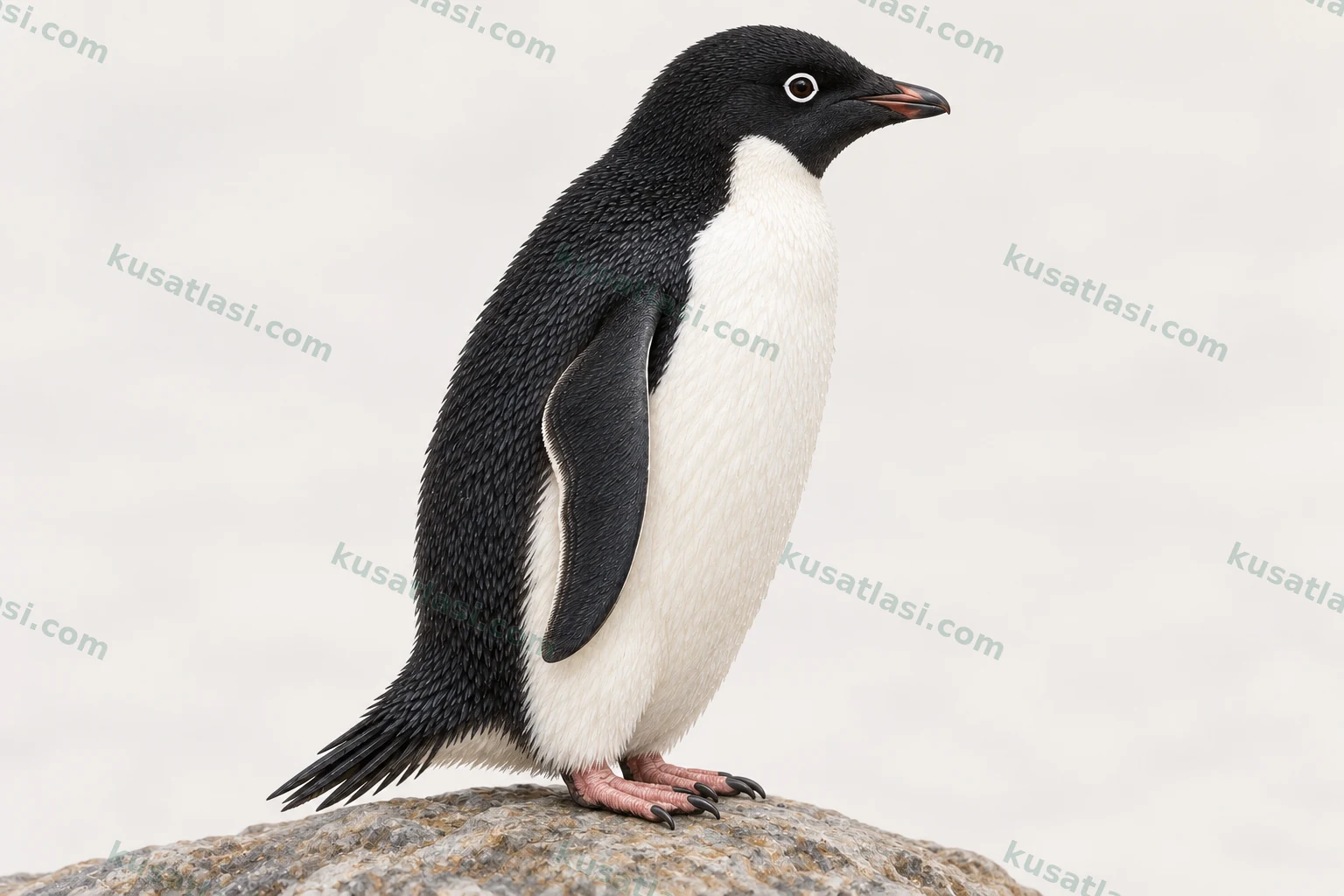 Adeli Pengueni — yetişkin erkek tüneme