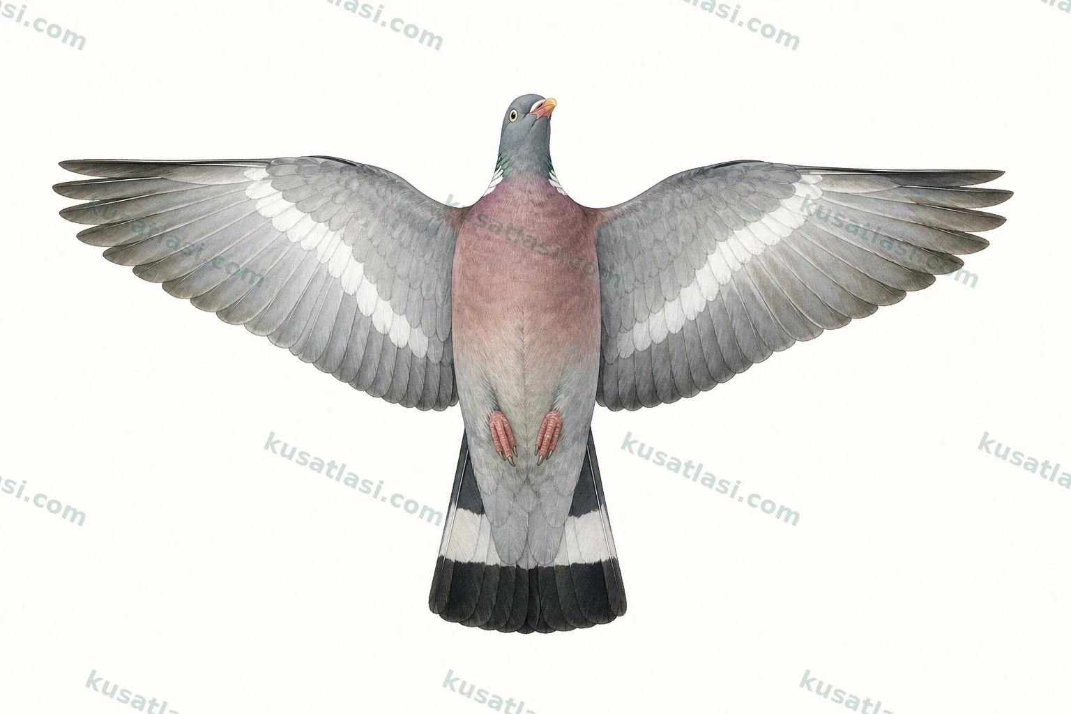 Tahtalı — Kanat altı uçuş
